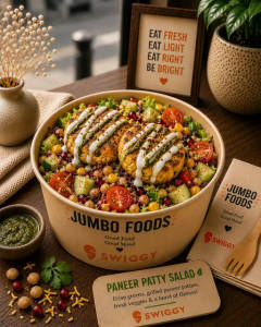 Paneer Patty Salad
