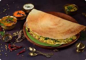Butter Onion Masala Dosa