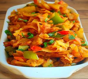 Vegetable Kothu Porotta