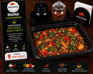 Vegetable Hot Garlic Sauce Gravy