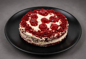 Berry Red Velvet Waffle Cake [double]