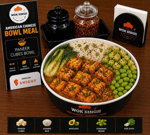 Paneer Cubes Bowl