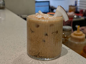 Coconut Water Iced Latte