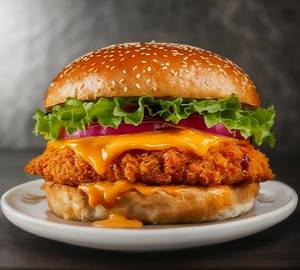 Mexican chicken burger