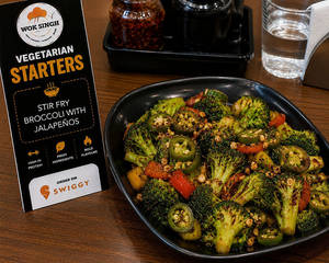 Stir Fry Broccoli With Jalapenos
