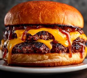 Bbq chicken burger