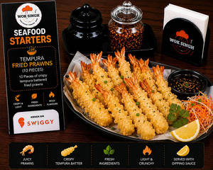 Tempura Fried Prawns [10 Pieces]
