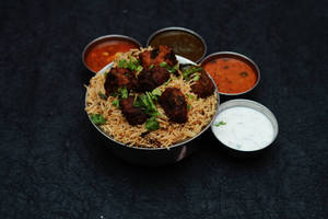 Chicken fry biryani full