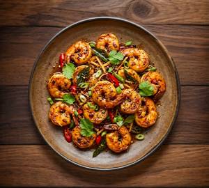 Prawns Chilli / Pepper Dry
