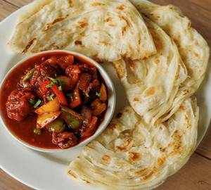 3 Kerala Parota + Chilly Chicken