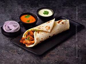 Chicken seekh kebab wrap