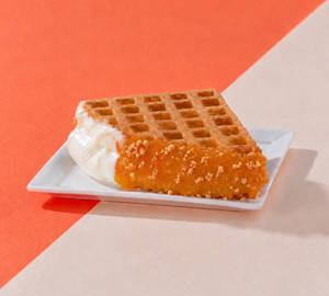Mango Cheesecake Waffle [Classic Base]