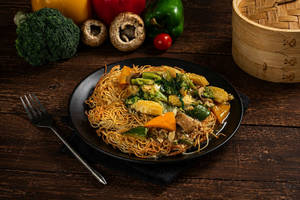 Chicken Pan Fried Noodles