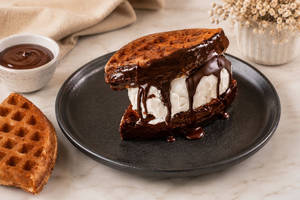 Belgian Chocolate Waffle Sandwich