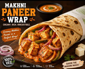 Makhani Paneer Wrap