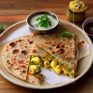 Stuffed Paratha Paneer