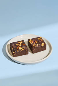 Gluten Free Dark Chocolate Walnut Brownie
