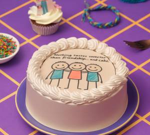 Dosti Yaari Cake [500 Grams]