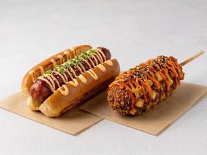 Korean Hot Dog Duo