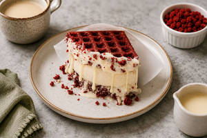 Red Velvet Waffle Sandwich