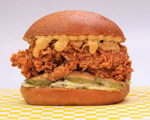 Hyper Crunchy Fried Burger