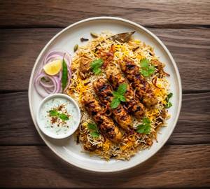 Chicken Kabab Biryani