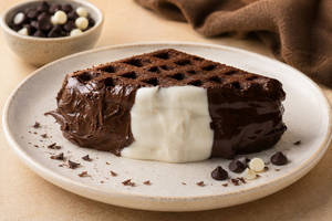 Triple Chocolate Waffle Sandwich