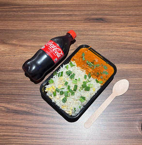 Coke + Butter Chicken + Chicken Fried Rice (small)