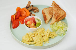 Classic Scrambled Eggs Breakfast Sets