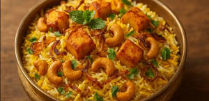 Paneer Kaju Biryani
