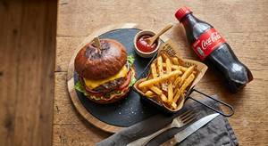 Burger + Fries + 250ml Coke PET Bottle