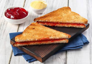 Toast Butter Jam Sandwich