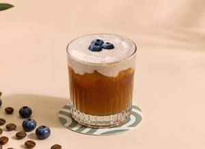 Blueberry snow cold brew