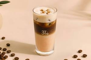 Cheese whip cappuccino