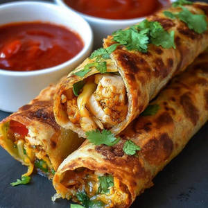 Paneer Peri Peri Wraps