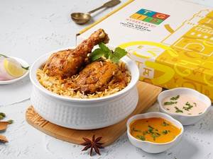 Hyderabadi Chicken Biryani (Serves 2)