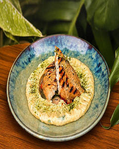 Chicken Steak With Black Pepper Creamy Sauce