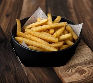 Black pepper and salt pepper fries