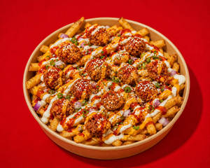 Korean Chicken Loaded Fries