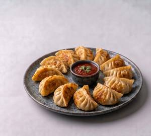 Pan Fried Chicken Momos