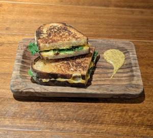 Grilled Cheese With Sundried Tomato Arugula & Capers
