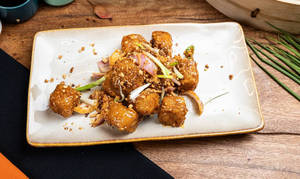 Stir Fried Tofu In Thai Peanut Sauce