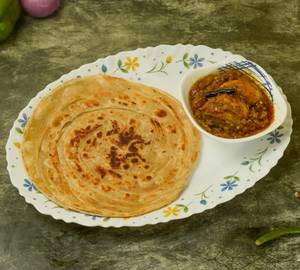 Plain Paratha And Aloo Sabji [2 Pieces]