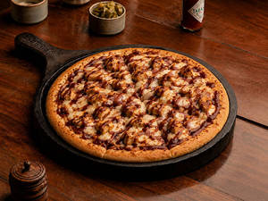 Grilled Chicken BBQ Pan Pizza