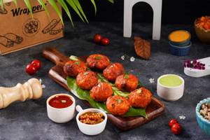 Tandoori Achari Veg Momos [8 Pieces]