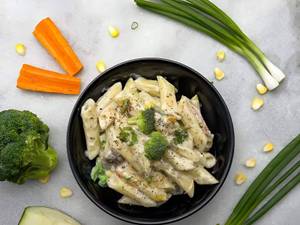 Cheese White Sauce Pasta