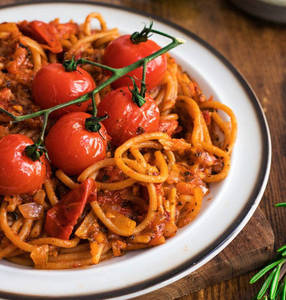 Cherry Tomato Spaghetti