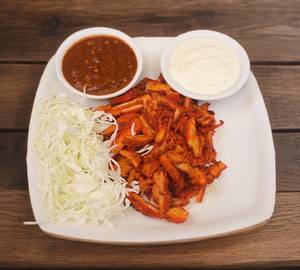 Chicken Open Salad Shawarma