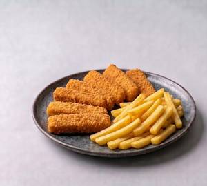 Fish Finger [6 Pieces] With French Fries