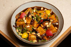 Cottage Cheese/silken Tofu In Kung Pao Sauce